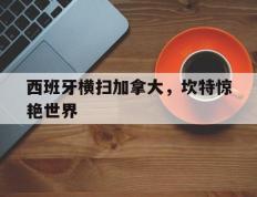 IM体育App下载-西班牙横扫加拿大，坎特惊艳世界的简单介绍